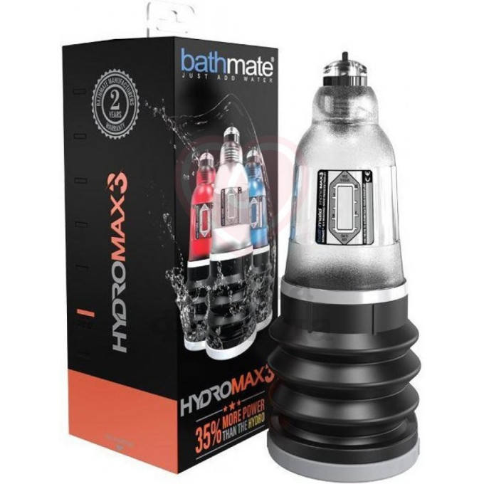 Гидропомпа BATHMATE HYDROMAX3 прозрачная BM-HM3-CC