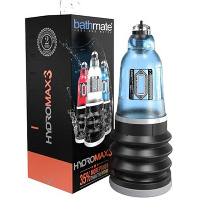 Гидропомпа BATHMATE HYDROMAX3 синяя BM-HM3-AB