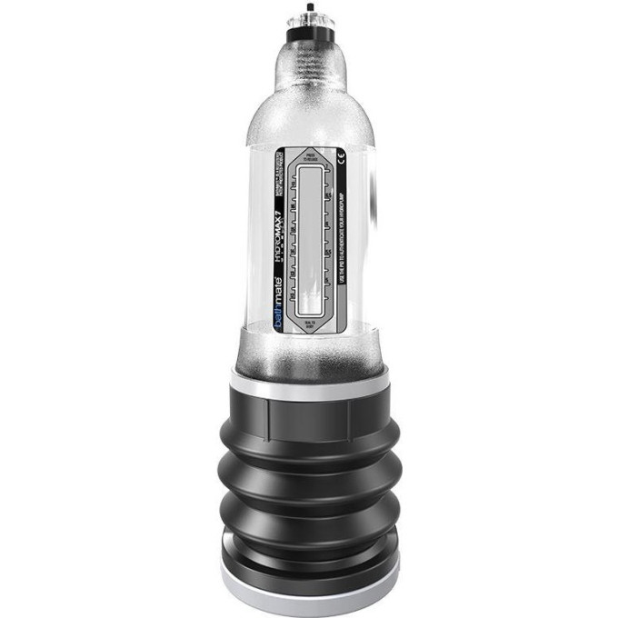 Гидропомпа BATHMATE HYDROMAX7 WIDE BOY CRYSTAL прозрачная BM-HM7WB-CC