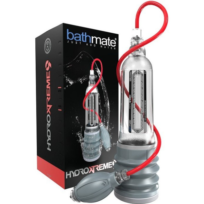 Гидропомпа BATHMATE HYDROXTREME9 прозрачная BM-HX9-CC